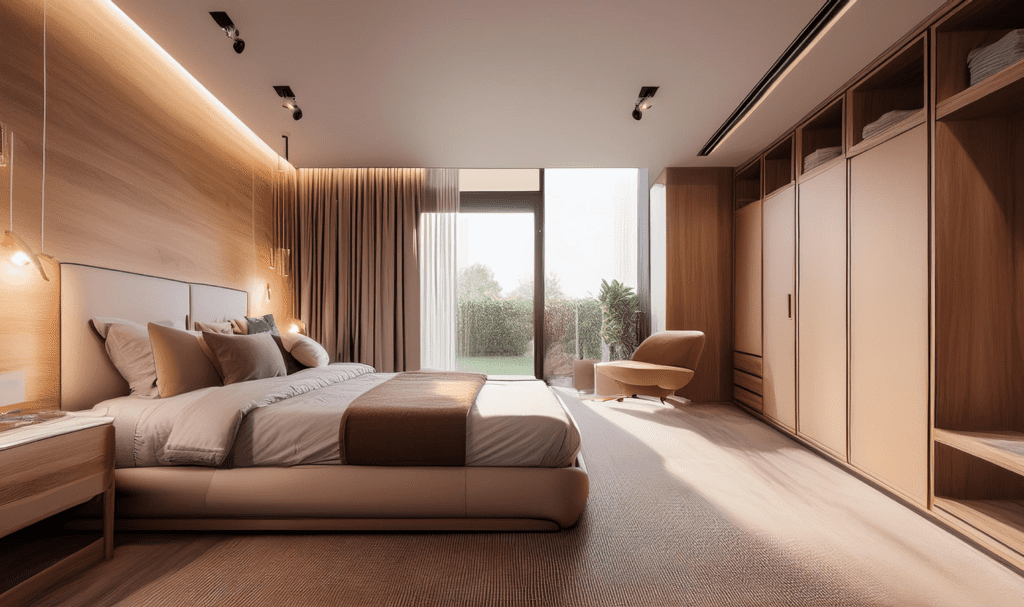 modular bedroom home interior