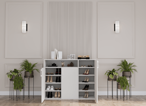 Mystic Shoe Rack (Frosty White) | Stylish & Space-Saving Storage - Image 2